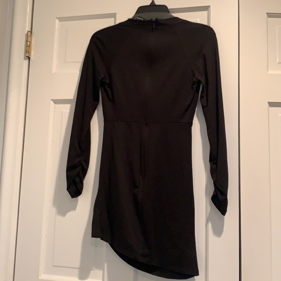Black mini long sleeve dress - Picture 7 of 7
